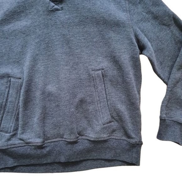 G.H Bass Men's Navy Blue Pullover Sweater - Picture 5 of 7